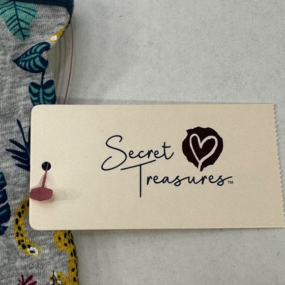 Secret Treasures Women's Size Large 12-14 Sleep Tank Top Leopard Leaves New - Picture 3 of 10